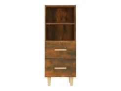 Aparador cómoda cómoda mueble mueble de almacenaje organizador cocina salón salón 34,5 x 34 x 90 cm madera contrachapada marrón 02_0030919