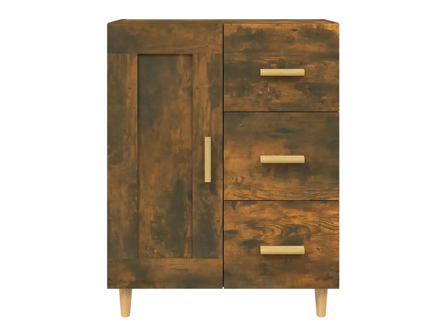 Aparador cómoda cómoda mueble mueble de almacenaje organizador cocina salón salón 69,5 x 34 x 90 cm madera contrachapada marrón 02_0031024