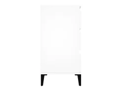 Aparador cómoda cómoda mueble mueble de almacenaje organizador cocina salón salón 60 x 35 x 70 cm madera contrachapada blanco 02_0030363