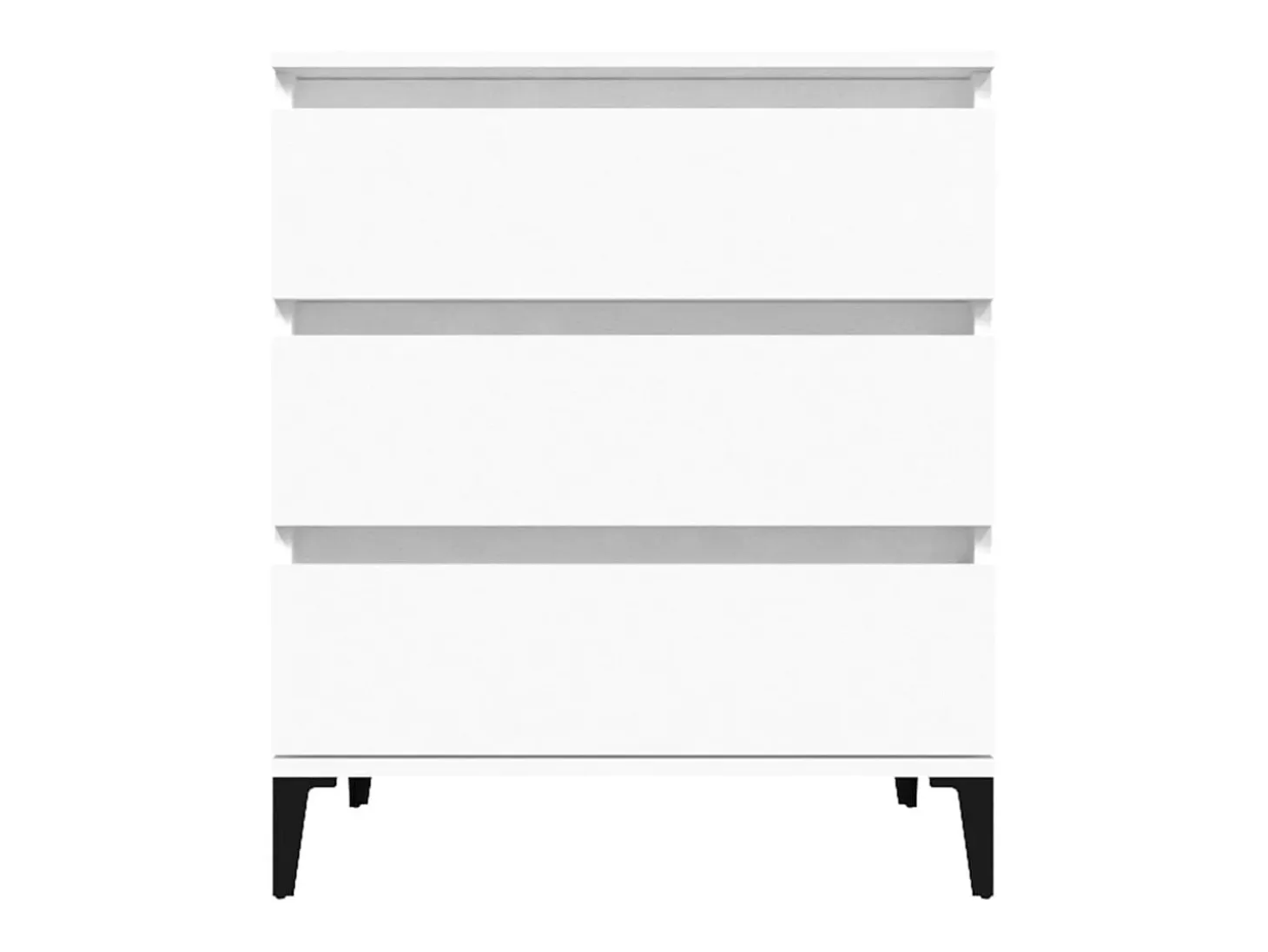 Aparador cómoda cómoda mueble mueble de almacenaje organizador cocina salón salón 60 x 35 x 70 cm madera contrachapada blanco 02_0030363