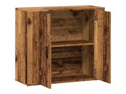 Aparador cómoda cómoda mueble mueble de almacenaje organizador cocina salón salón madera vieja 80 x 33 x 70 cm madera contrachapada marrón 02_0036611