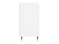 Aparador cómoda cómoda mueble mueble de almacenaje organizador cocina salón salón 60 x 35 x 70 cm madera contrachapada blanco 02_0030364