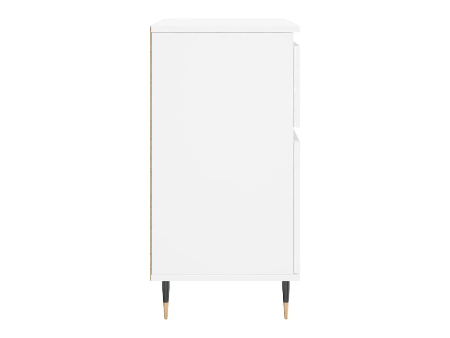 Aparador cómoda cómoda mueble mueble de almacenaje organizador cocina salón salón 60 x 35 x 70 cm madera contrachapada blanco 02_0030364