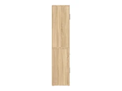 Aparador cómoda cómoda mueble mueble de almacenaje organizador cocina salón salón alto sonoma madera contrachapada marrón 02_0034216