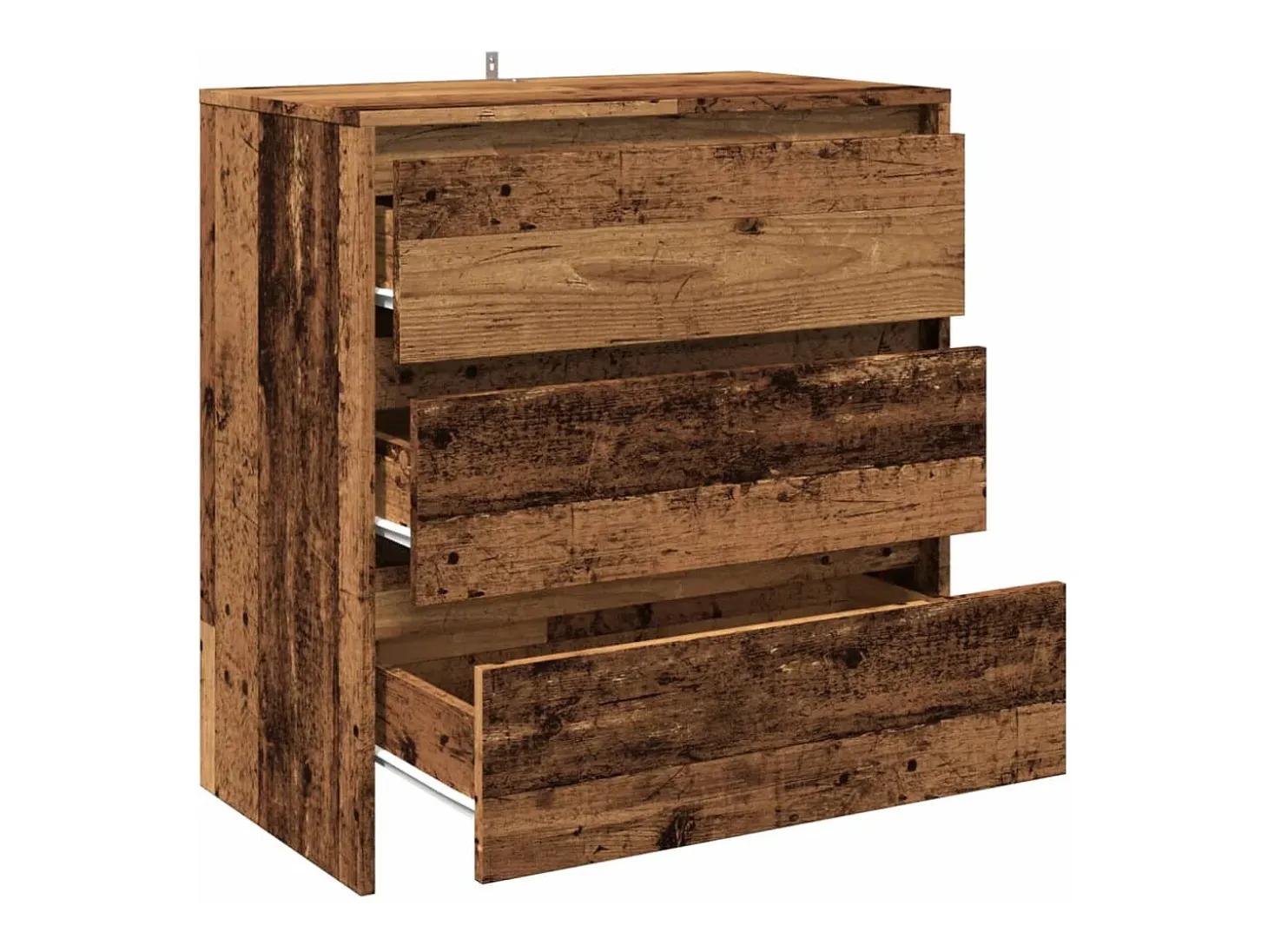 Aparador cómoda cómoda mueble mueble de almacenaje organizador cocina salón salón madera vieja 70 x 41 x 75 cm madera contrachapada marrón 02_0036609