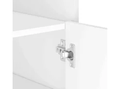 Aparador cómoda cómoda mueble mueble de almacenaje organizador cocina salón salón 45 x 35 x 75 cm madera contrachapada blanco 02_0030312