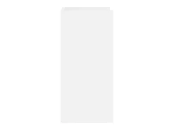 Aparador cómoda cómoda mueble mueble de almacenaje organizador cocina salón salón 45 x 35 x 75 cm madera contrachapada blanco 02_0030312