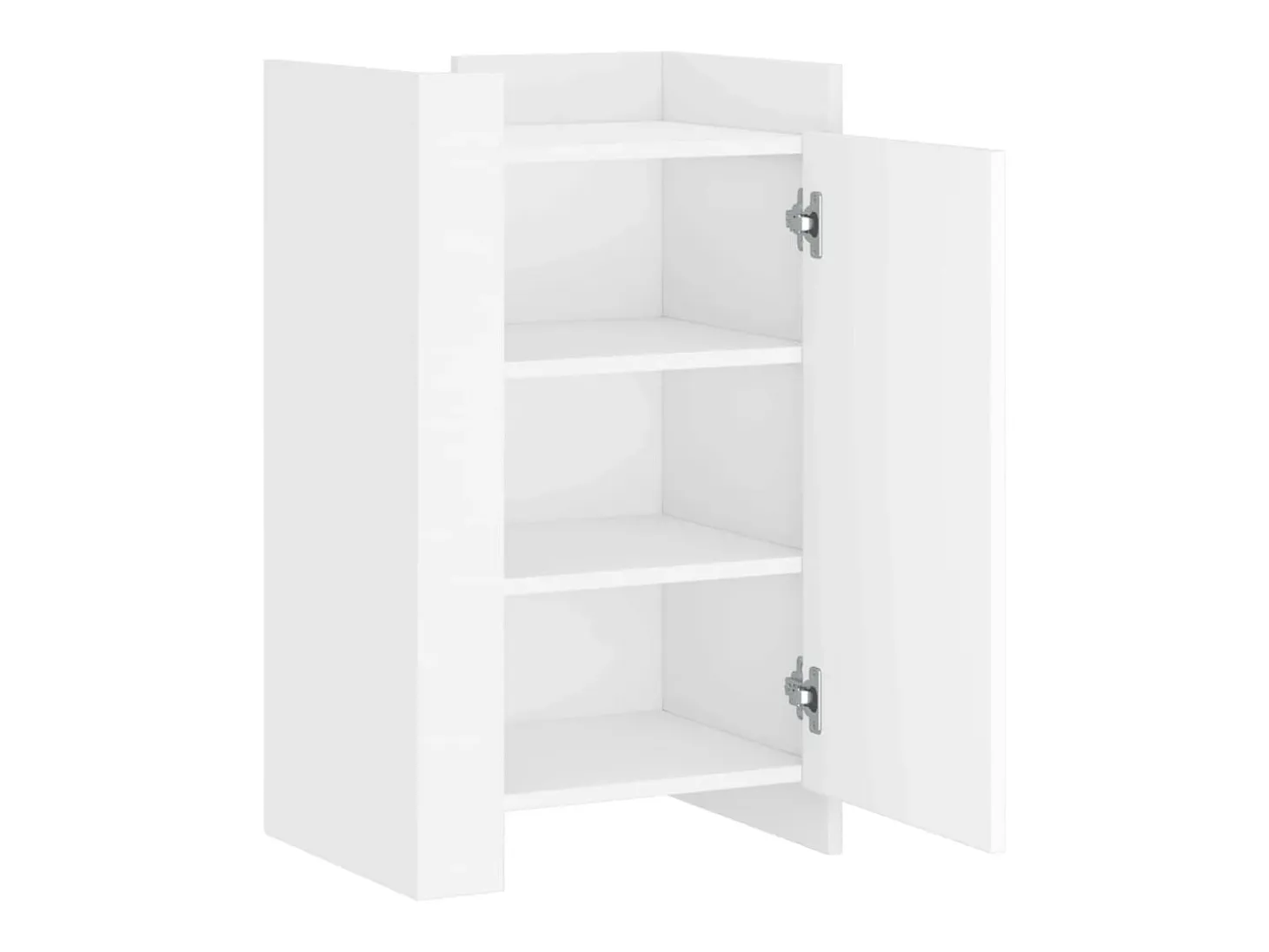Aparador cómoda cómoda mueble mueble de almacenaje organizador cocina salón salón 45 x 35 x 75 cm madera contrachapada blanco 02_0030312