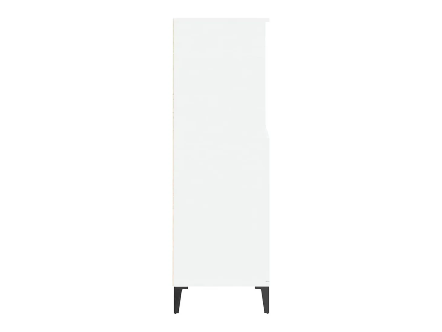 Aparador cómoda cómoda mueble mueble de almacenaje organizador cocina salón salón alto 60 x 36 x 110 cm madera contrachapada blanco 02_0032470