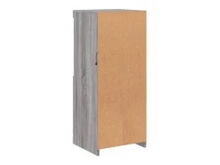 Aparador cómoda mueble almacenaje organizador cocina salón salón con luces LED sonoma 41 x 37 x 100 cm gris 02_0030074