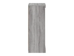 Aparador cómoda mueble almacenaje organizador cocina salón salón con luces LED sonoma 41 x 37 x 100 cm gris 02_0030073