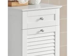 Aparador Cocina con Ruedas Mueble de Almacenamiento para Hornos con 3 Puertas y un cajón 89 x 40 x 89 cm FSB78-HG SoBuy ES