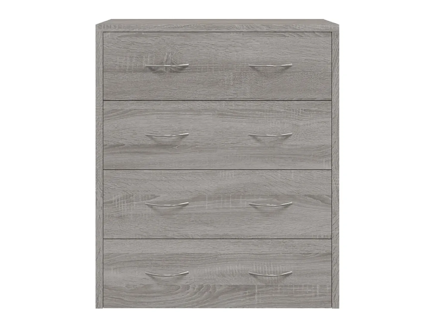 Aparador con 4 cajones 60x30,5x71 cm gris Sonoma
