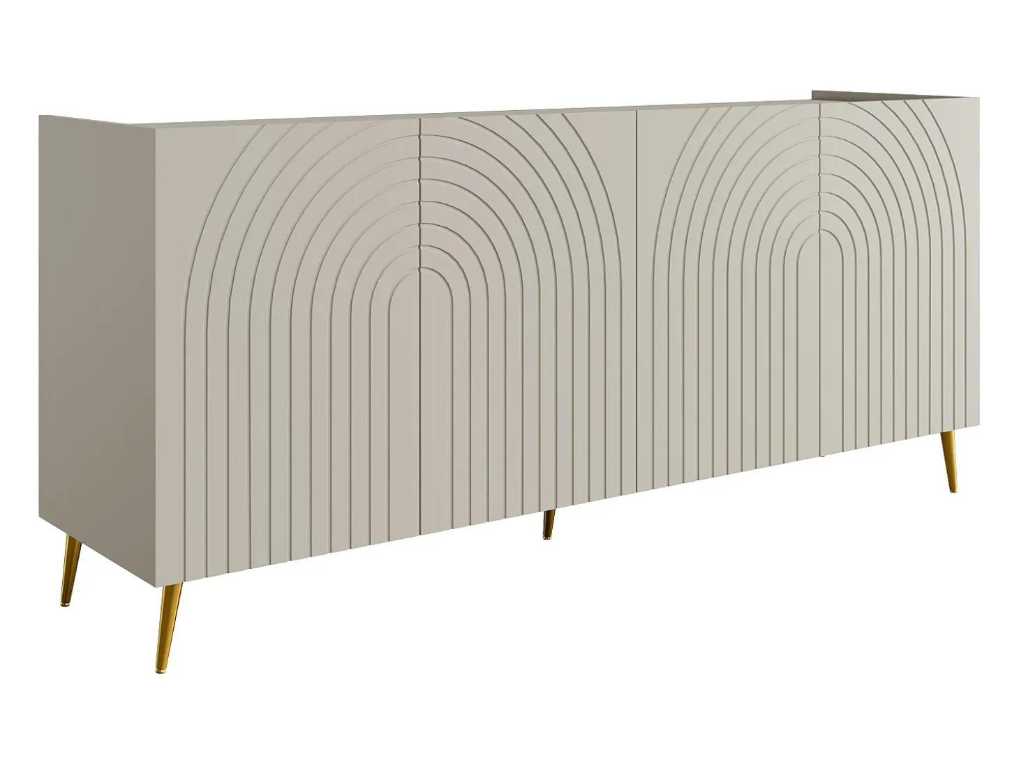 Aparador con 4 puertas - Beige - NORSIM de Pascal Morabito