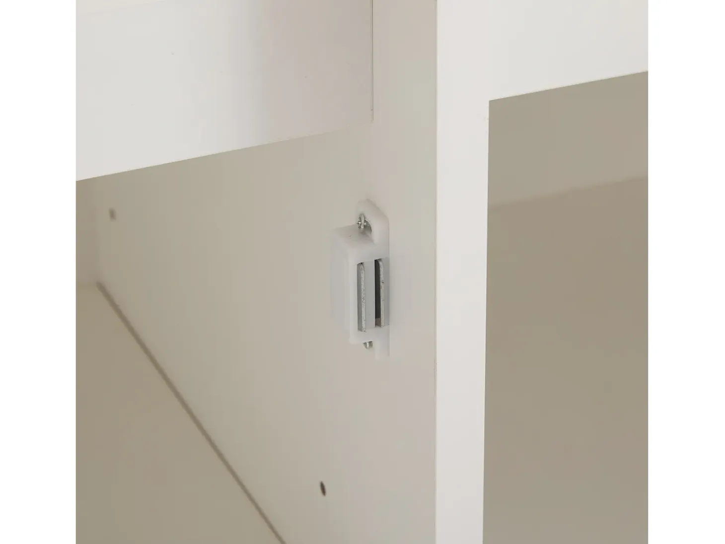 Aparador con 2 puertas, 3 cajones, mueble de almacenaje para comedor, salón, 120x90x35cm, color blanco