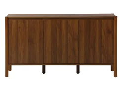 Aparador con 3 puertas, 140cm nogal