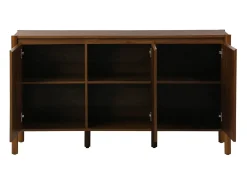 Aparador con 3 puertas, 140cm nogal