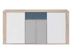 Aparador con 4 puertas y 1 cajón - Multicolor - FILUTIA