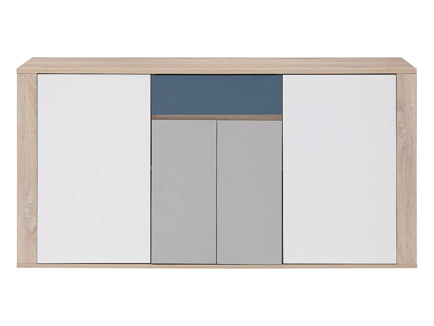 Aparador con 4 puertas y 1 cajón - Multicolor - FILUTIA
