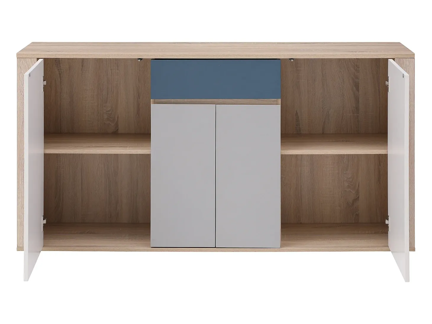 Aparador con 4 puertas y 1 cajón - Multicolor - FILUTIA