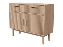 Aparador con almacenaje para salón y cocina con 2 puertas y 2 cajones 100 x 35 x 80 cm