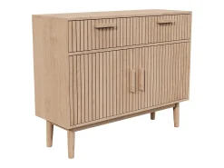 Aparador con almacenaje para salón y cocina con 2 puertas y 2 cajones 100 x 35 x 80 cm