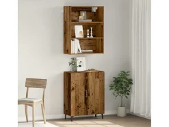 Aparador con armario de pared madera antigua madera ingeniería