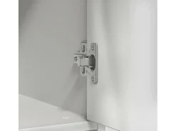 Aparador con cajón blanco 80x34x76 cm madera de ingeniería
