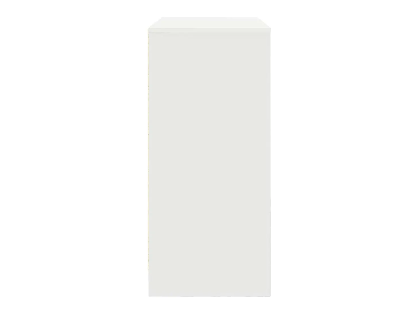 Aparador con cajón blanco 80x34x76 cm madera de ingeniería