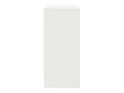 Aparador con cajón blanco 80x34x76 cm madera contrachapada