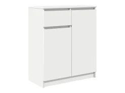 Aparador con cajón blanco 71x35x84 cm madera de ingeniería