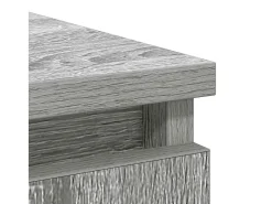 Aparador con cajón gris Sonoma 71x35x65 cm madera de ingeniería
