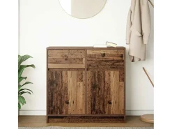 Aparador con cajón madera antigua 80x34x76cm Madera ingeniería