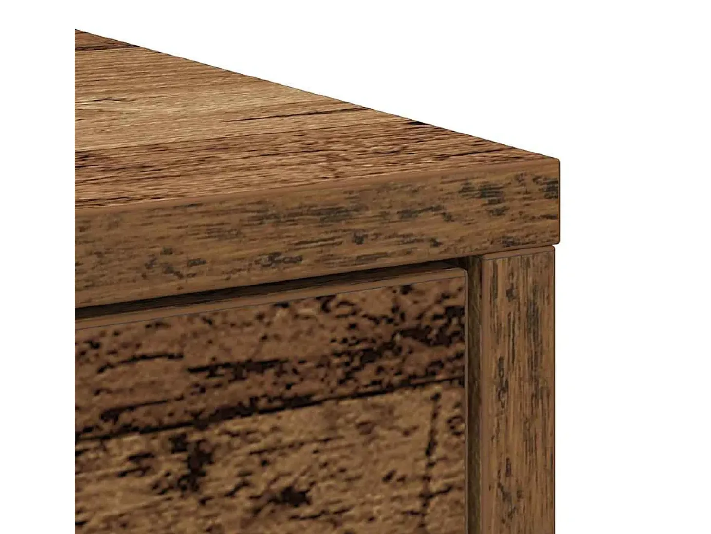 Aparador con cajón madera antigua 80x34x76cm Madera ingeniería