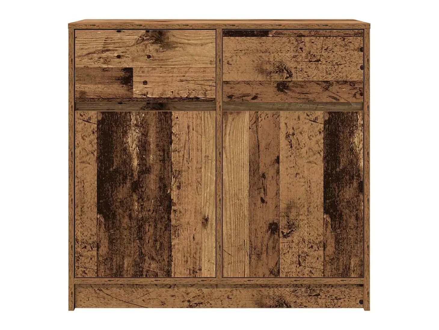 Aparador con cajón madera antigua 80x34x76cm Madera ingeniería