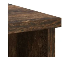 Aparador con cajón roble ahumado 101x35x76 cm madera ingeniería