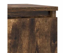 Aparador con cajón roble ahumado 71x35x84 cm madera ingeniería