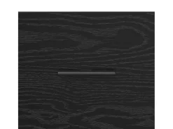 Aparador con cajón Roble negro 40 x 33 x 70 cm Madera de ingeniería