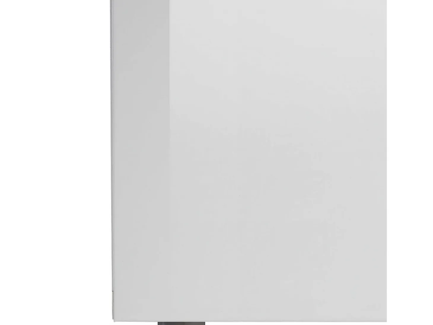 Aparador con cajonera Magic de 3 puertas y 3 cajones blanco brillo 200x40x85 cm