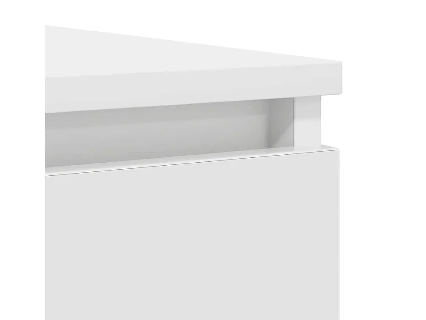 Aparador con cajones blanco 100,5x35x98,5 cm madera ingeniería