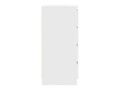 Aparador con cajones blanco 37,5x35x99 cm madera de ingeniería