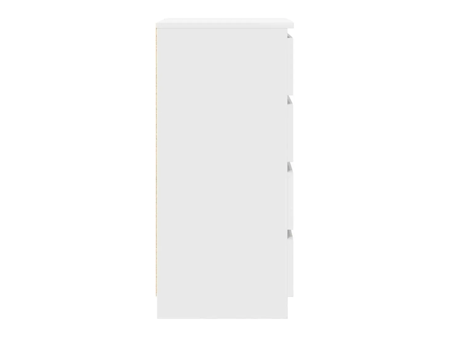 Aparador con cajones blanco 37,5x35x99 cm madera de ingeniería