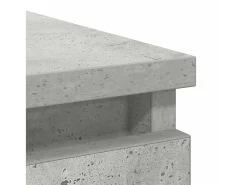 Aparador con cajones gris hormigón 71x35x84cm madera ingeniería