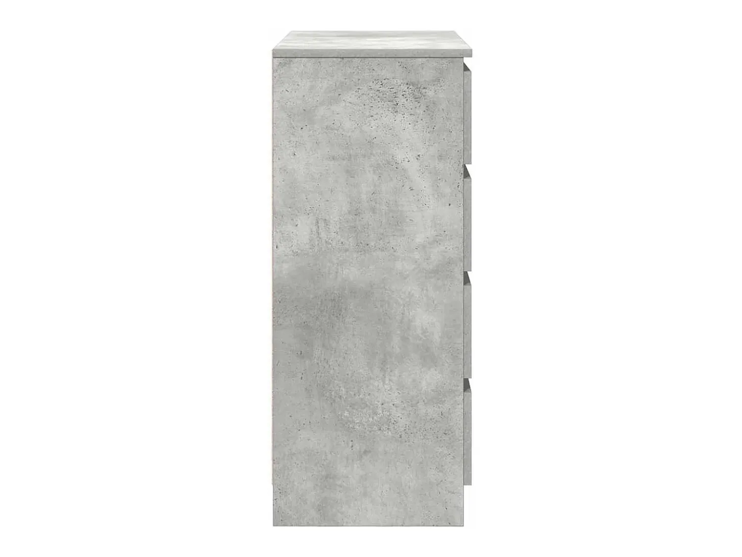 Aparador con cajones gris hormigón 71x35x84cm madera ingeniería
