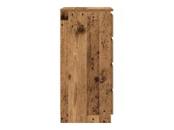Aparador con cajones madera vieja 37,5x35x99 cm