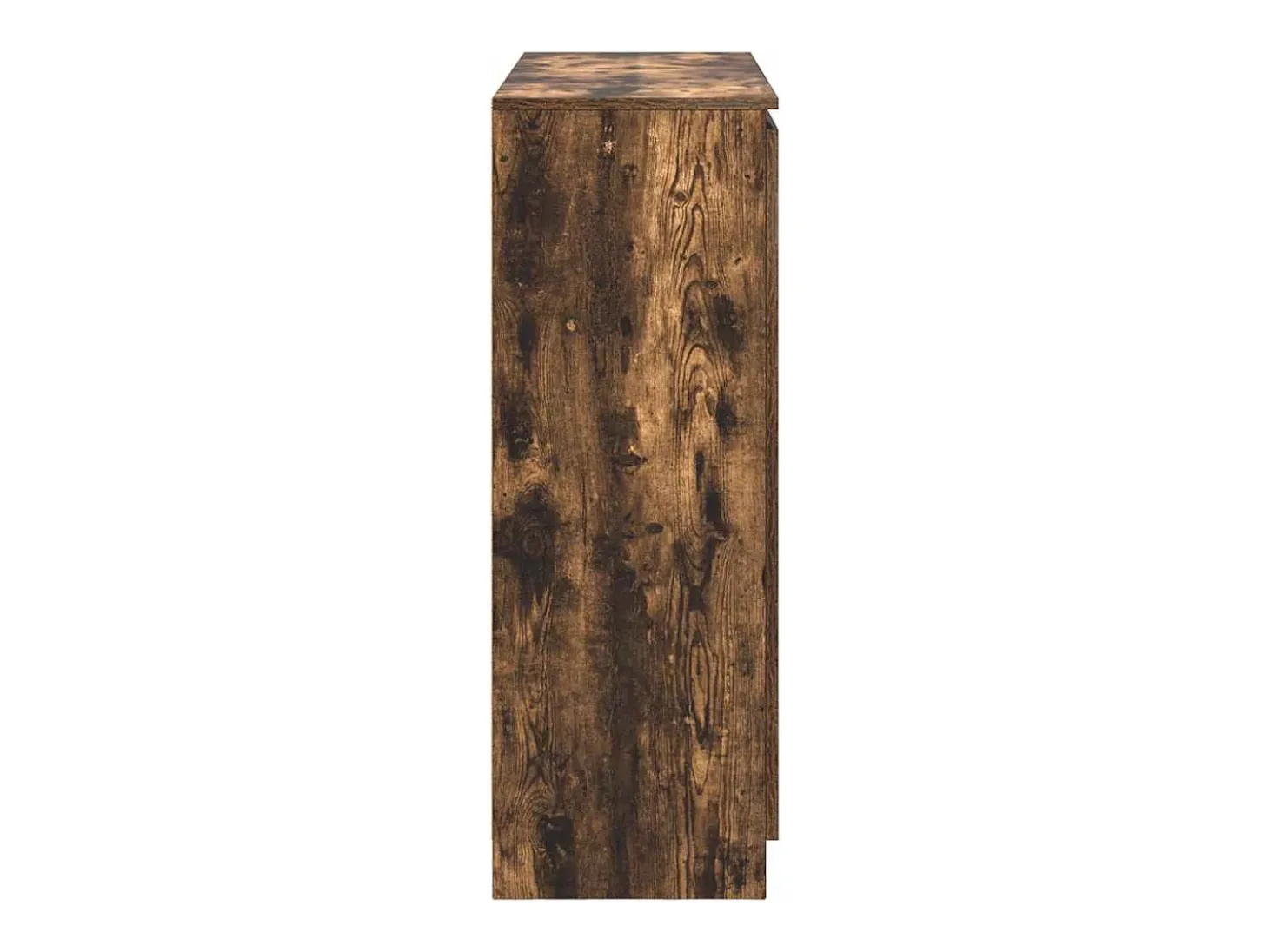 Aparador con cajones roble ahumado 100,5x35x98,5 cm