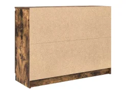 Aparador con cajones roble ahumado 100,5x35x76 cm