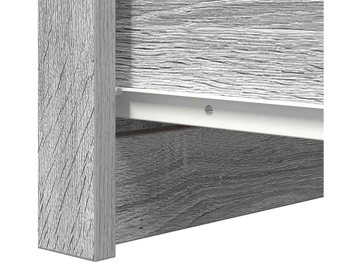 Aparador con cajones Sonoma gris 37,5x35x99cm Madera ingeniería