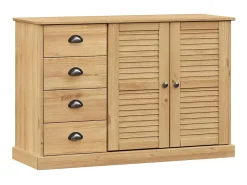 Aparador con cajones VIGO madera maciza pino 113x40x75 cm ES46663