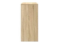 Aparador con cajones y puertas roble Sonoma 70,5x34x74,5 cm